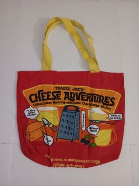Trader Joe's Turophile Cheese Adventures Grocery ToteBag